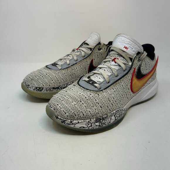 Nike Lebron 20 XX The Debut White Gold DJ5423-100 Basketball Shoes Mens 11 - Picture 6 of 11